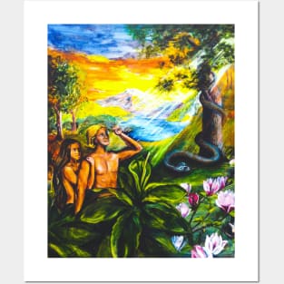 In the Garden, oil painting Posters and Art